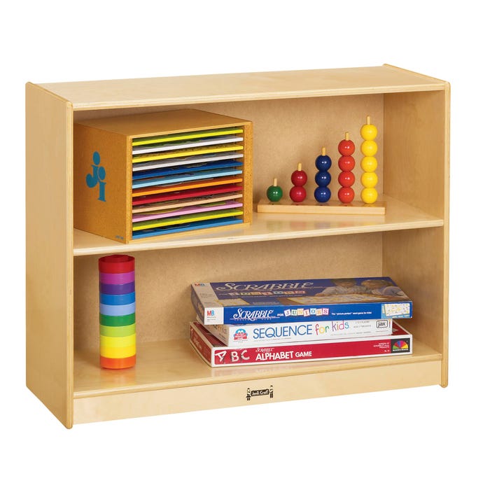 Jonti-Craft Straight-Shelf Storage, Magnetic Write-n-Wipe Back, 36 x 15 x 29 Inches