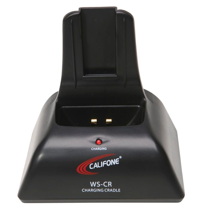 Califone WS-CR Cradle Battery Charger, For Use with Wireless Transmitter or Receiver