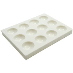 Eisco Labs 12-Well Spot Plate, Polystyrene