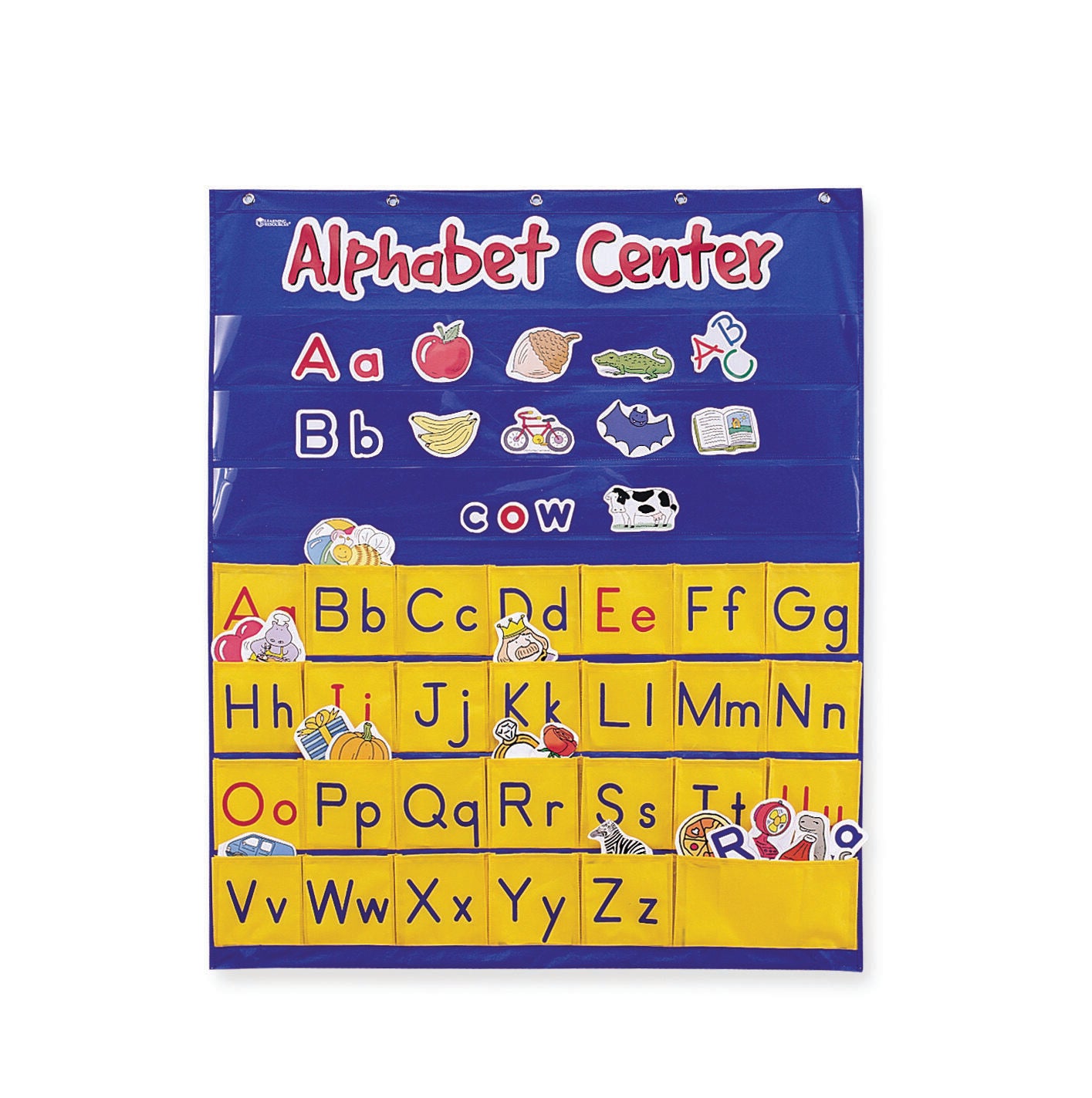 Learning Resources Alphabet Center Pocket Chart, 28 x 34 Inches 077450