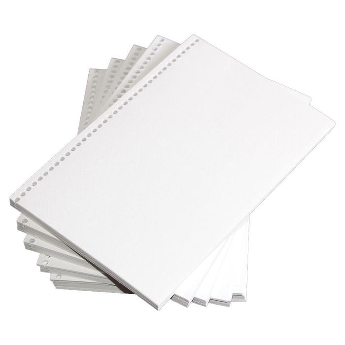 Sax Sulphite Pre-Punched Book Making Paper, 80 lbs, 6 x 9 Inches, 500 Sheets