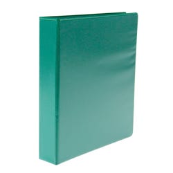 School Smart Polypropylene Round Ring View Binder, 1-1/2 Inches, Green 2138584