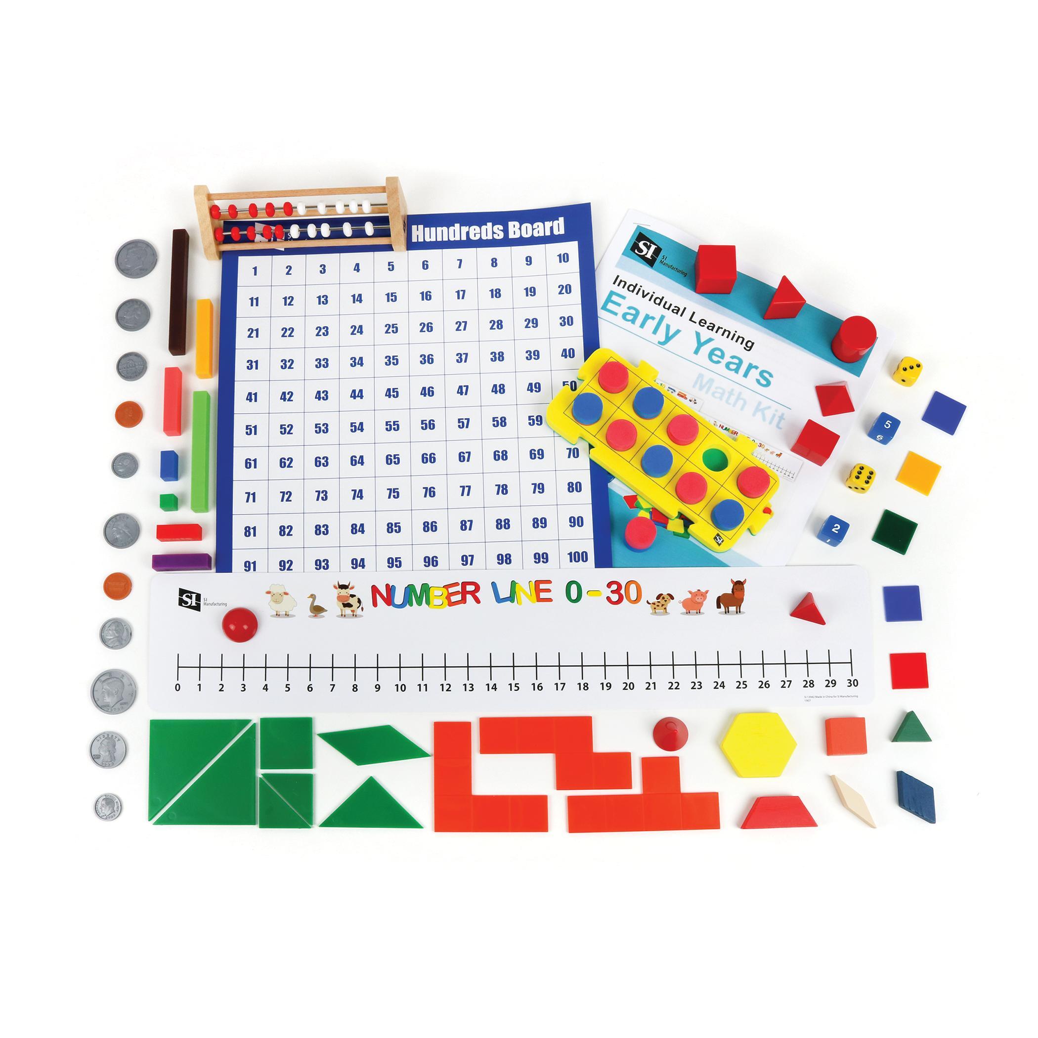 SI Manufacturing Individual Learning Early Years Math Kit, Item Number 2041061