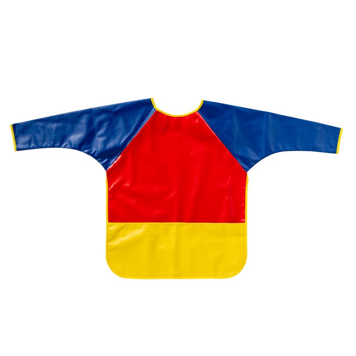 School Smart Full Protection Vinyl Smock, Primary