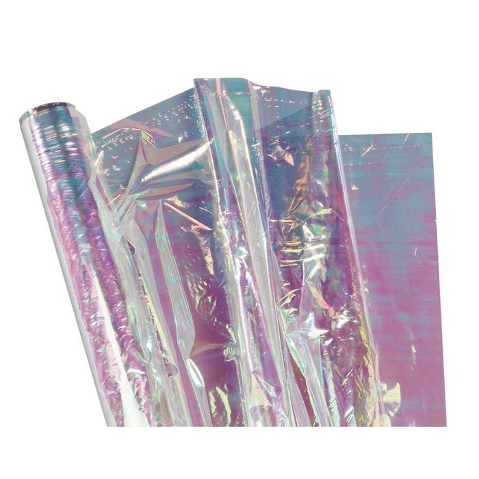 Creativity Street Cellophane Roll, 36 Inches x 12-1/2 Feet, Iridescent
