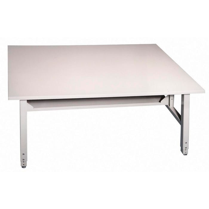 Debcor Art and Activity Table, Steel Base/High Pressure Laminate Top, 60 x 42 Inches, Powder Coated