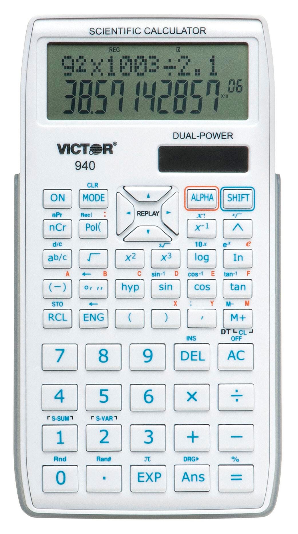Victor Advanced Scientific Calculator, 10 Digit, Model 940, Item Number 1569026