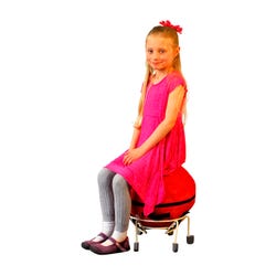 AlertSeat Therapeutic Stability Ball Chair with Tan Base, Small/Medium 4000782