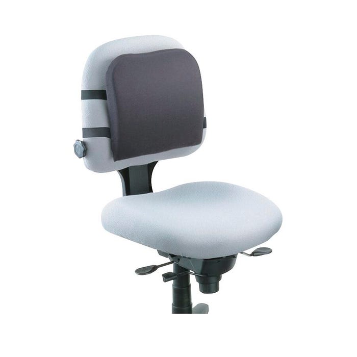 Kensington Backrest, 14-1/4 X 1-3/4 X 13-1/4 in, Visco Elastic Foam, Black