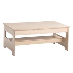 Image for Childcraft Out2Grow Outdoor Oak Poly Table, 48 x 30 x 20 Inches from School Specialty