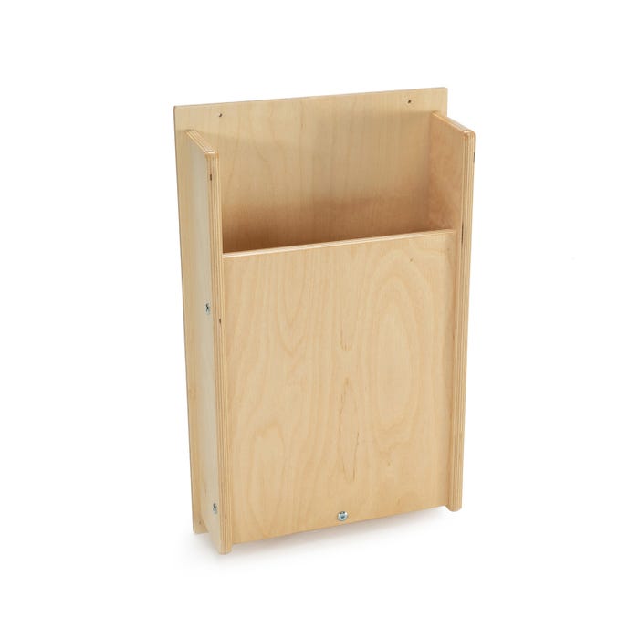 Childcraft Pocket Block Organizer, Wooden, 13 x 4-3/8 x 21-1/2 Inches