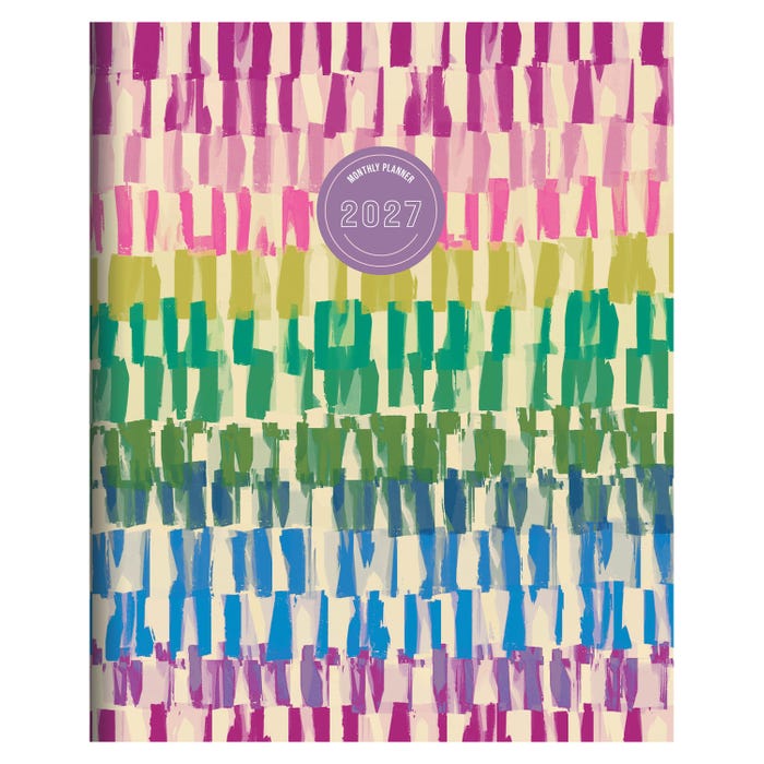 TF Publishing 2027 Medium Monthly Planner, 6-1/2 x 8 Inches, Painted