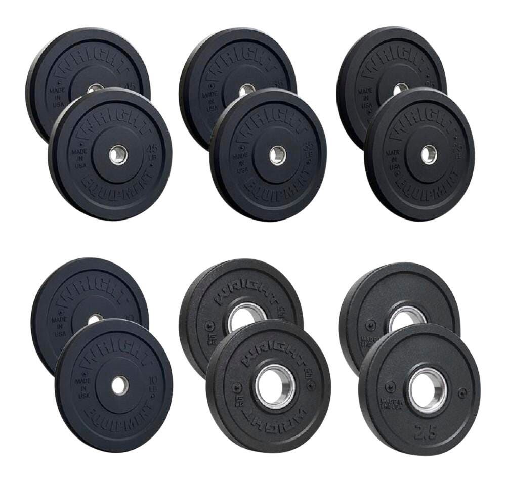 Wright AMP Bumper Plates, Set of 300 Pounds 2151699