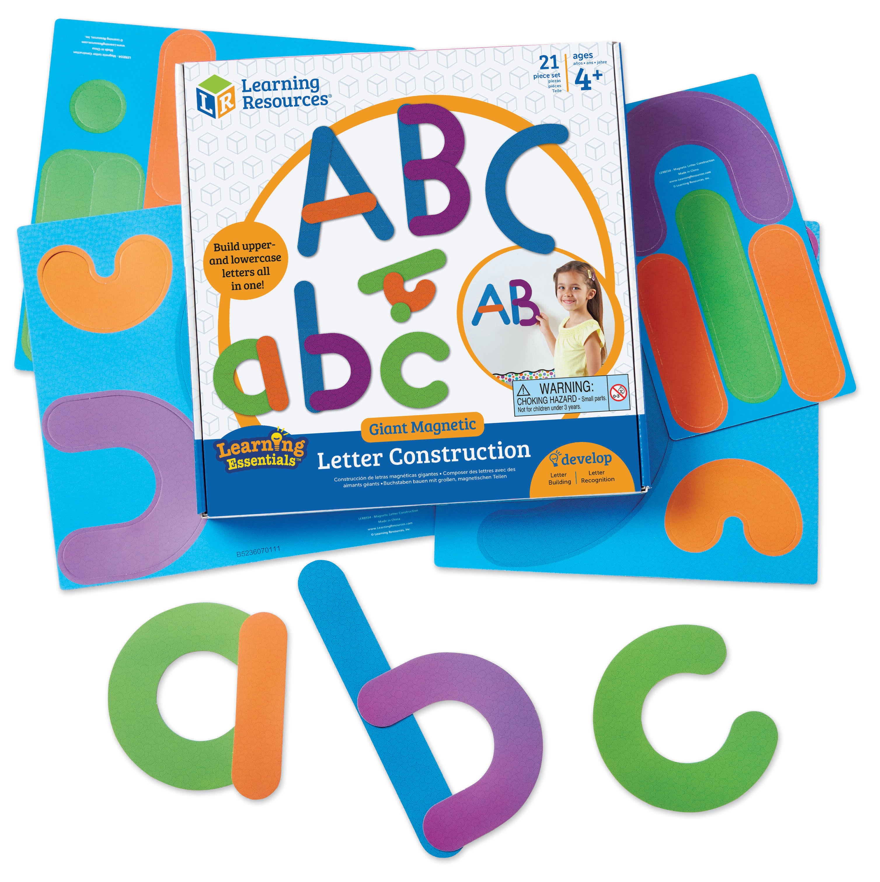 Learning Resources Magnetic Letter Construction Demo Set, Grades PreK and Above 1533517