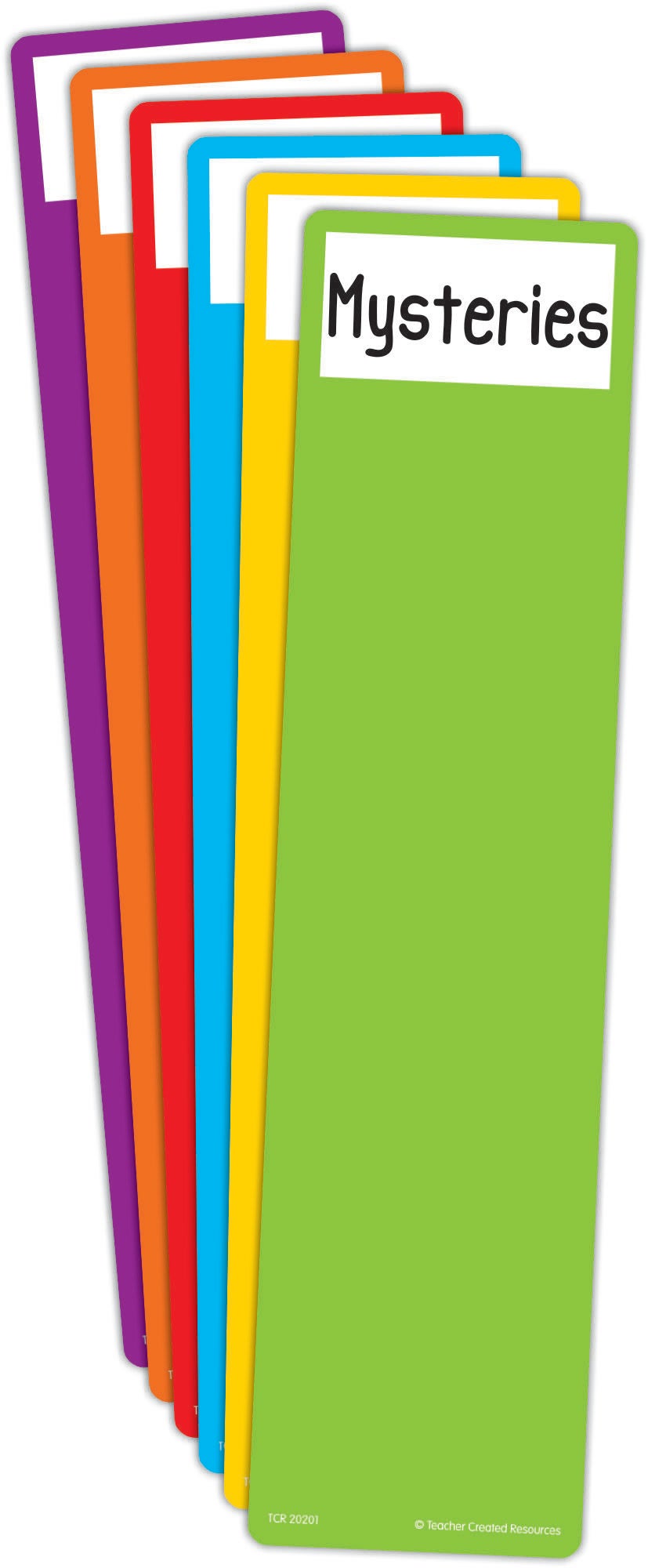 Teacher Created Resources Shelf Dividers, Assorted Colors, Set of 30 2214792