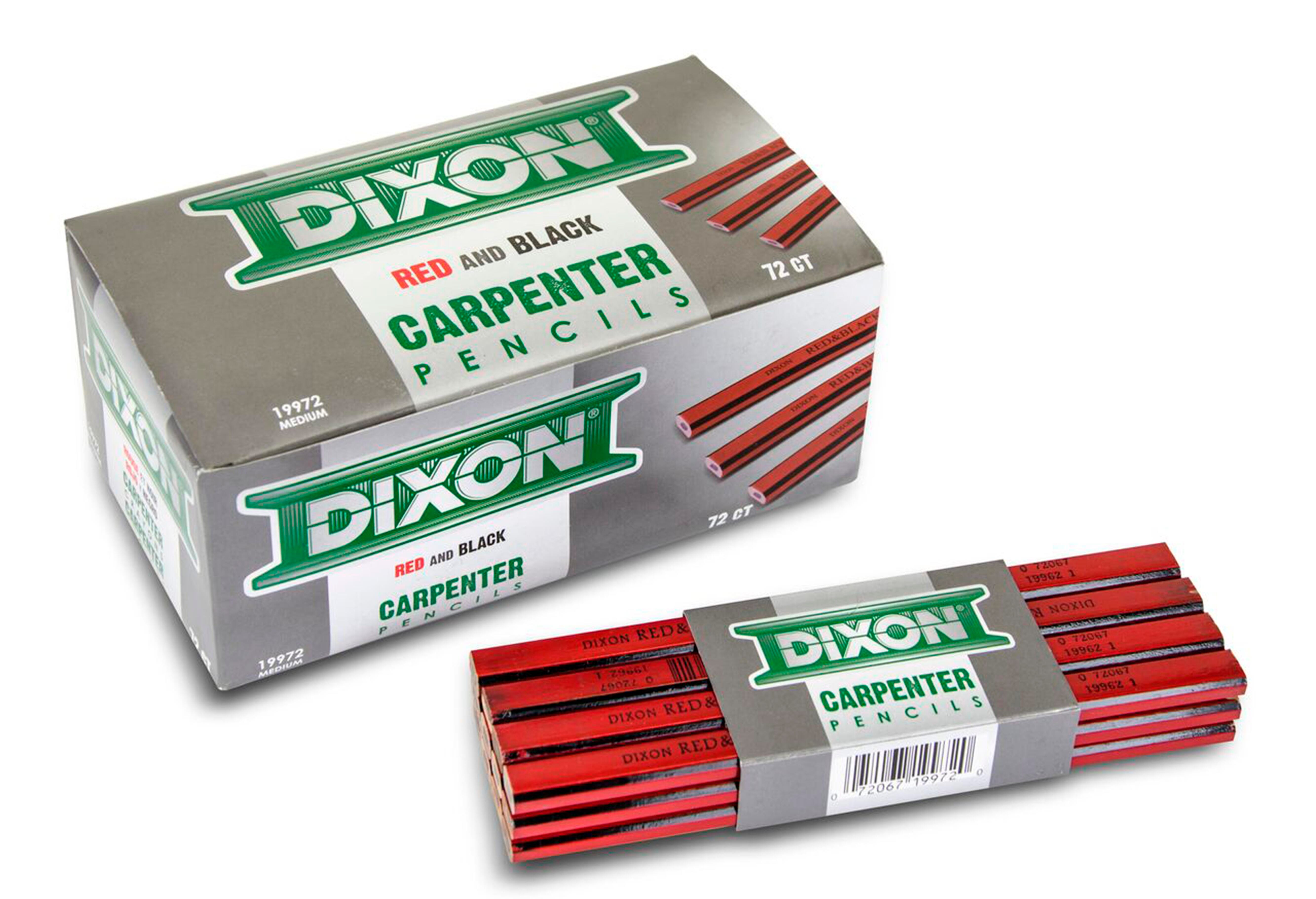 Image for Dixon Carpenter Pencils, Medium, Pack of 12 from School Specialty