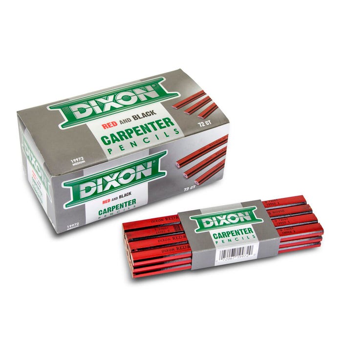 Dixon Carpenter Pencils, Medium, Pack of 12