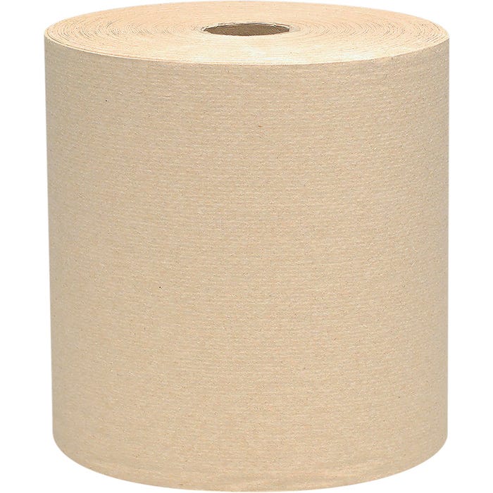 Kimberly-Clark Scott Hardroll Towels, Brown, Pack of 12 Rolls