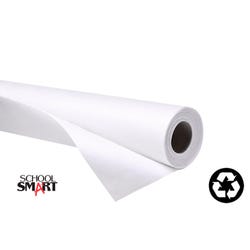 School Smart Fade-Resistant Art Paper Roll, 48 Inches x 60 Feet, Bright White