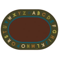 Carpets for Kids Premium Alphabet Circletime Carpet, Oval 4002202