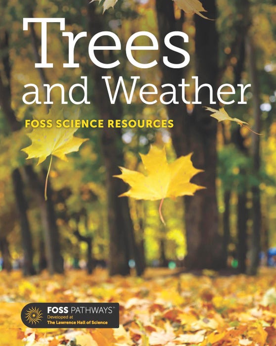 Cover featuring a forest scene with tall trees and dappled sunlight filtering through the canopy