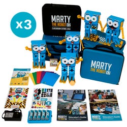 Robotical Marty the Robot V2, Bundle of 15, Plus Classroom Extras 2103911
