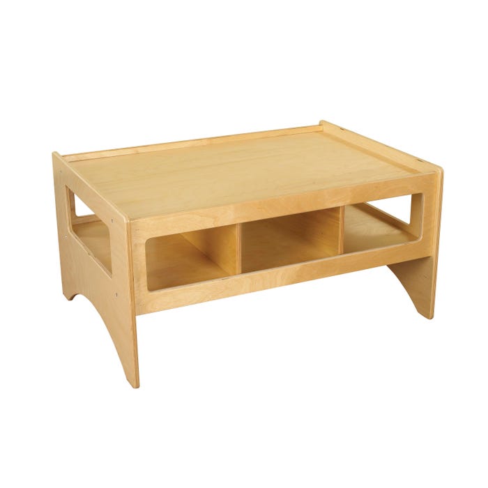 Childcraft Toddler Multi-Purpose Table with Storage, 36 x 26 x 18 Inches