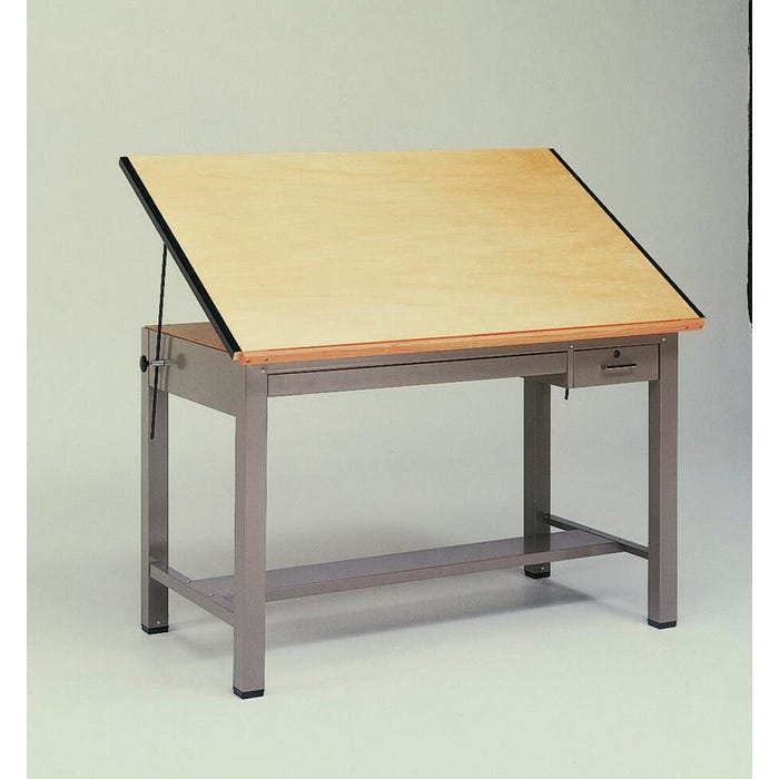 SAFCO Ranger 4-Post Drafting Table, 60 x 37-1/2 x 37 Inches
