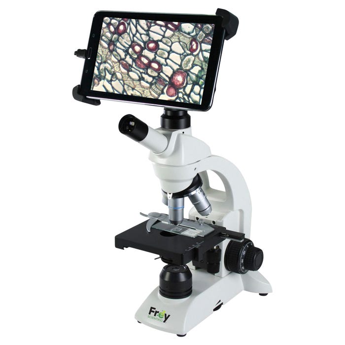 Frey Scientific Compound Monocular Microscope with 8 Inch Tablet BTI1-213-LED