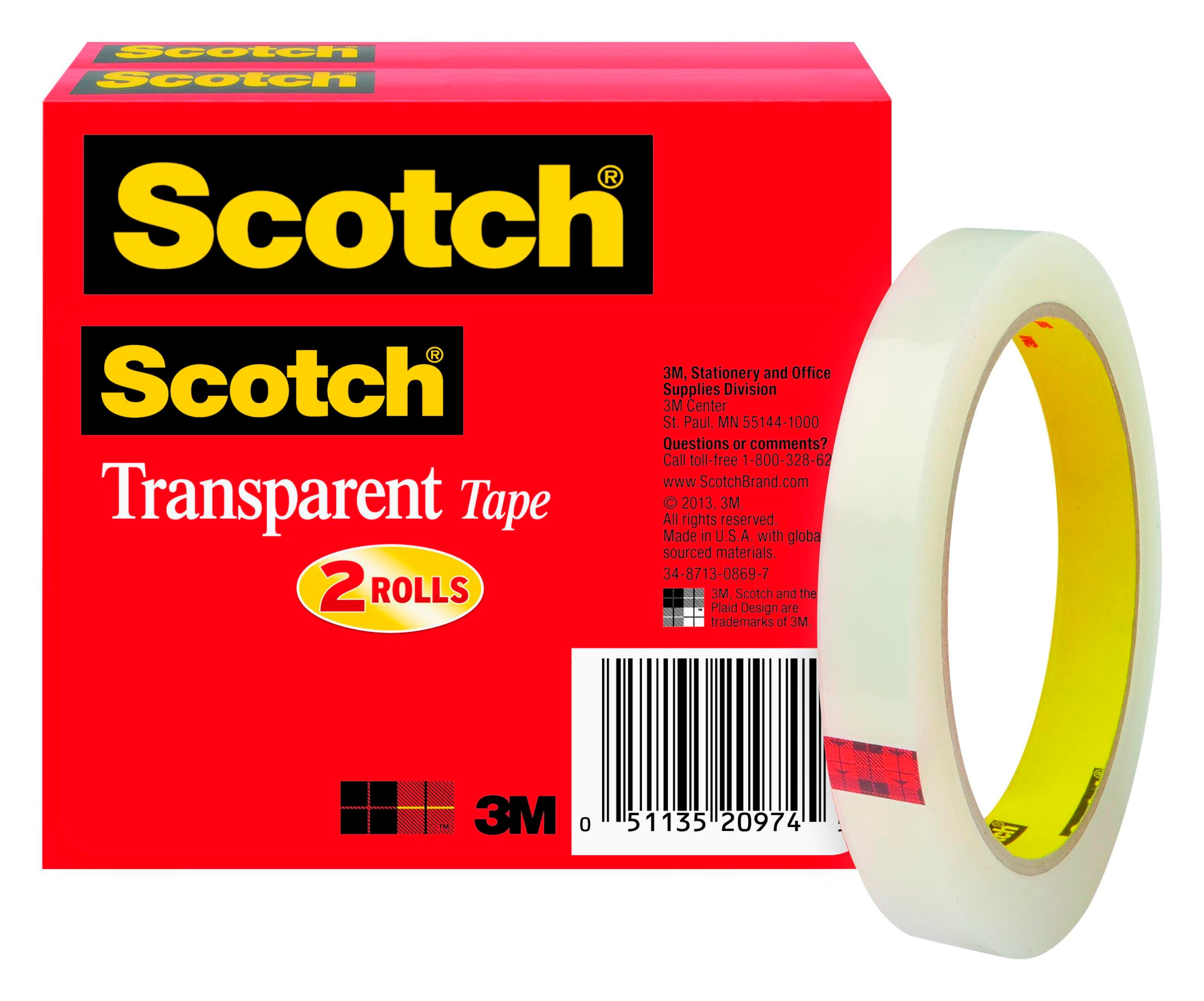 Clear Tape and Transparent Tape, Item Number 1301245