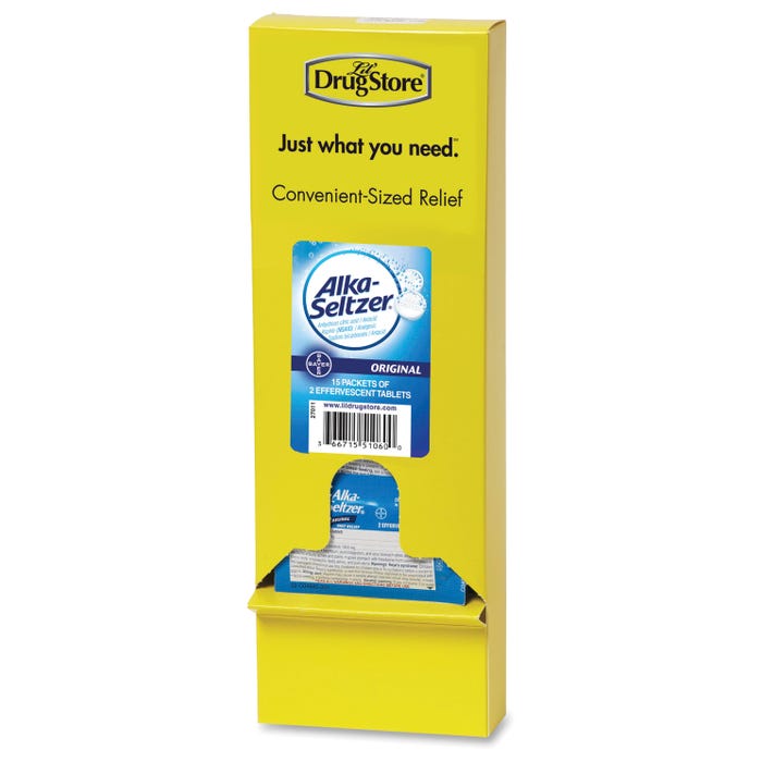 LIL' Drugstore Alka-Seltzer, Pack of 2, 15 Pack/Box