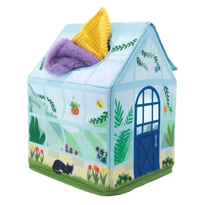 Sensory Sprouts Peek and Pull Tissue Box