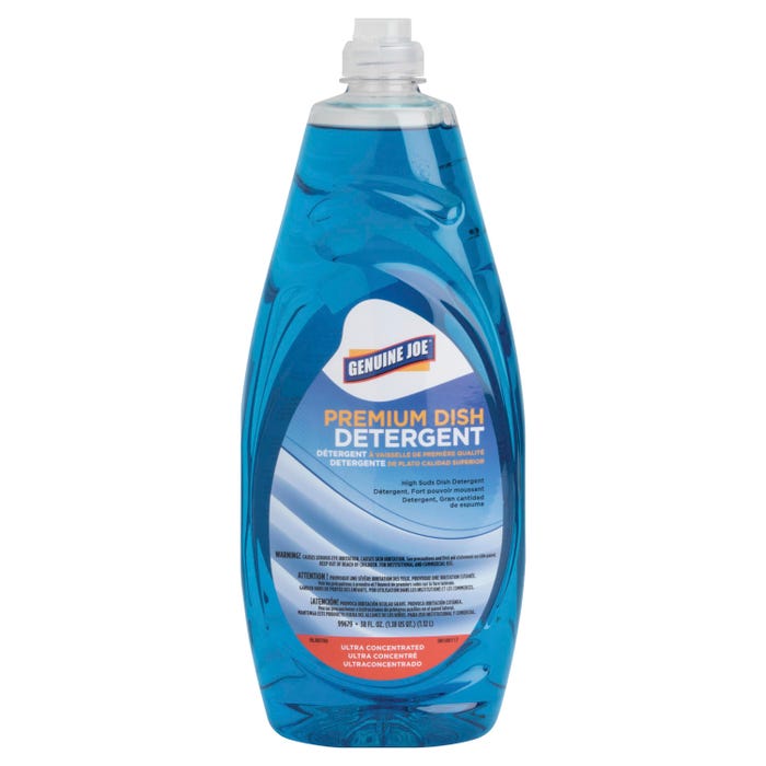 Genuine Joe Dish Detergent, 38 Ounces, Blue