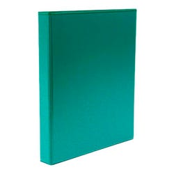 School Smart Polypropylene Round Ring View Binder, 1 Inch, Green 2138587
