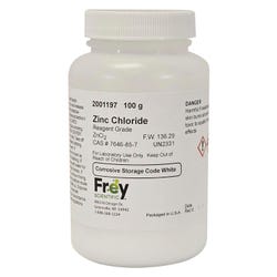 Frey Scientific Zinc Chloride, Granular, 100g 2001197