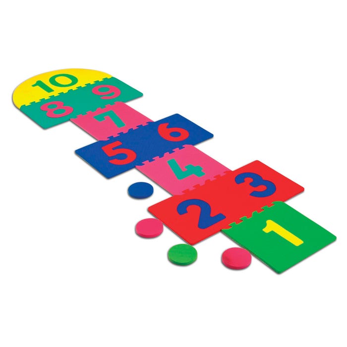 Wonderfoam Foam Hopscotch Mat, Set of 14