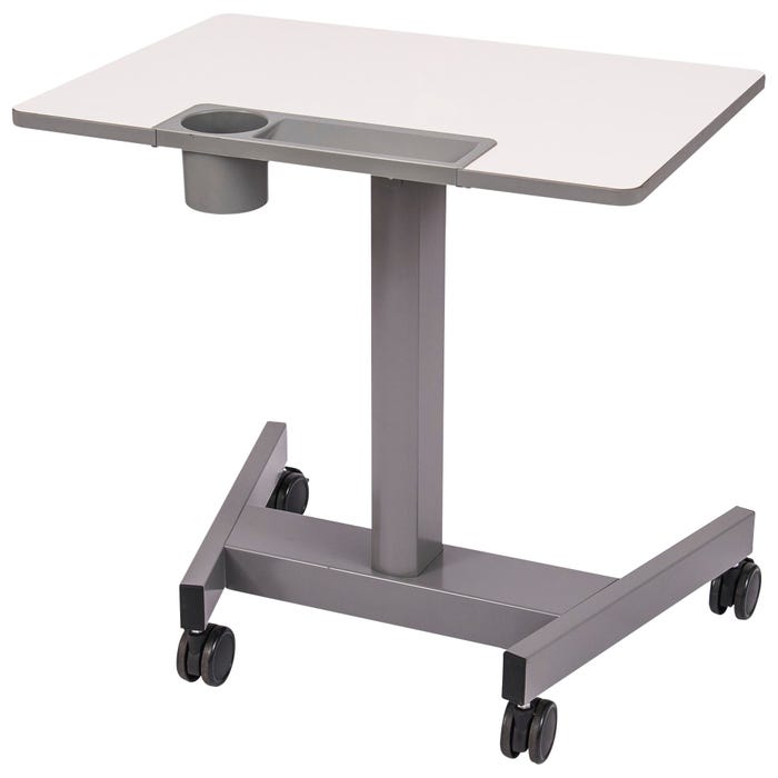 Luxor Sit/Stand Student Desk, Height Adjusting Pneumatic Lever, 29 to 43-1/2 inches