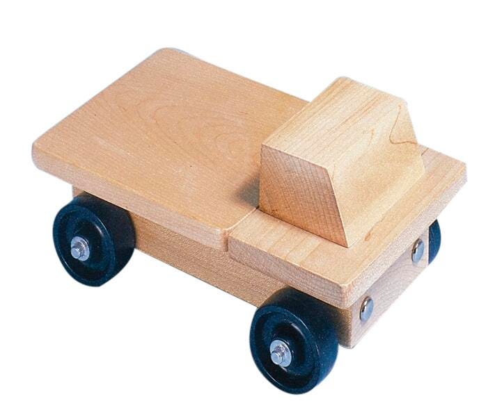 Marvel Education Wooden Flatbed Truck, 9 x 5 Inches 1301679