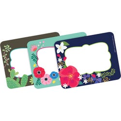 Barker Creek Petal and Prickles Name Tags, 3-1/2 x 2-3/4 Inches, Set of 45, Item Number 2020916