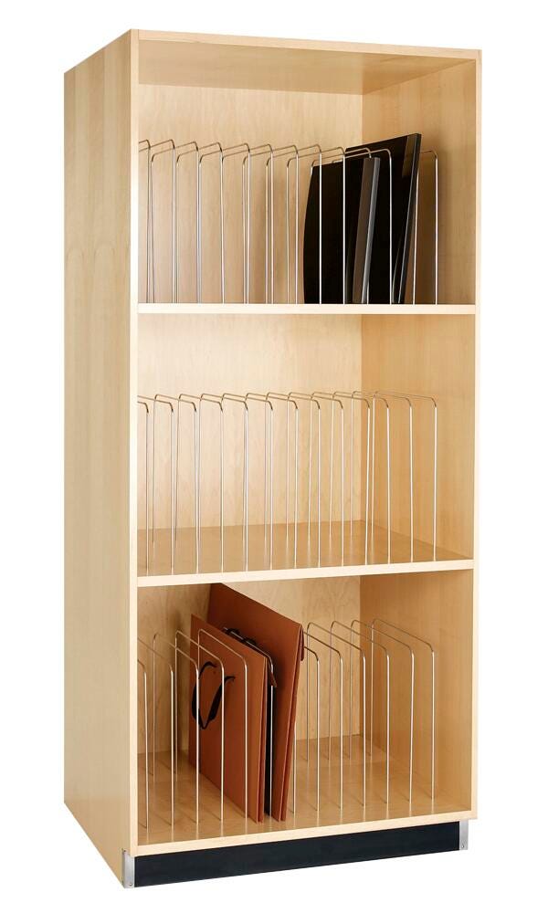 Diversified Spaces Portfolio Cabinet, 36 x 30 x 84 Inches, Maple 1400052