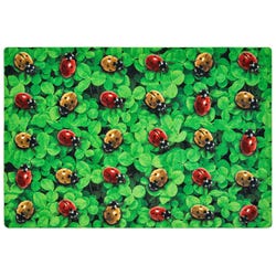 Carpets for Kids Pixel Perfect Real Ladybug Seating Carpet, Rectangle 4002265