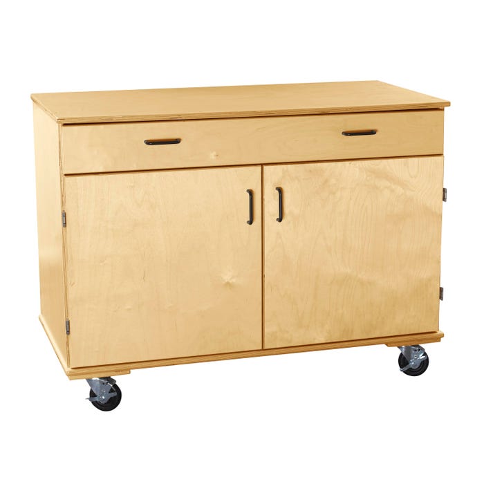 Classroom Select Mobile Cabinet, 1 -Drawer, 1 Adjustable Shelf, 48 x 24 x 36 Inches