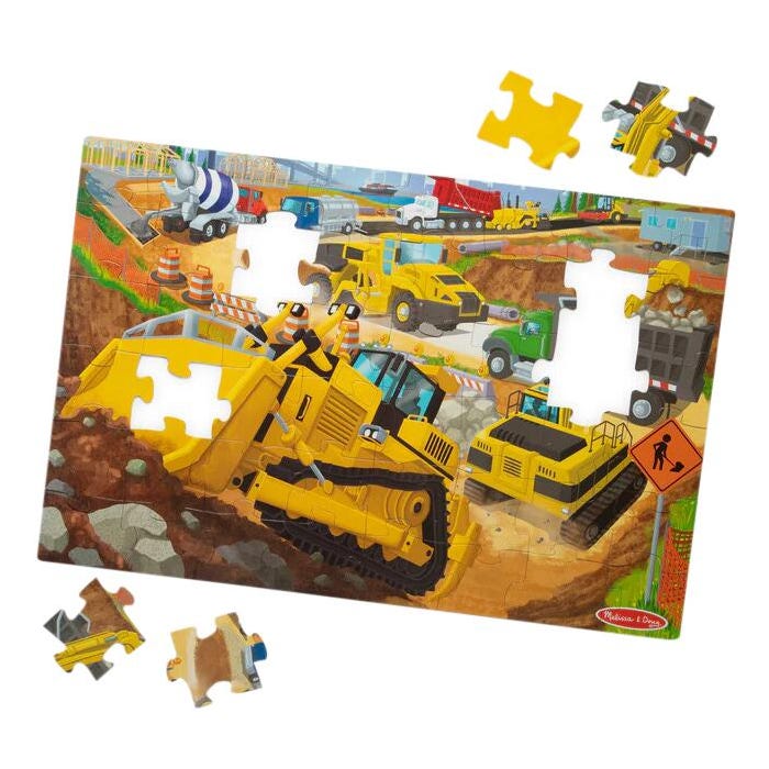 Melissa & Doug Building Site Floor Puzzle, 48 Pieces