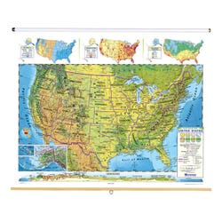Nystrom Land Cover United States Roller Map, Item Number 1398266