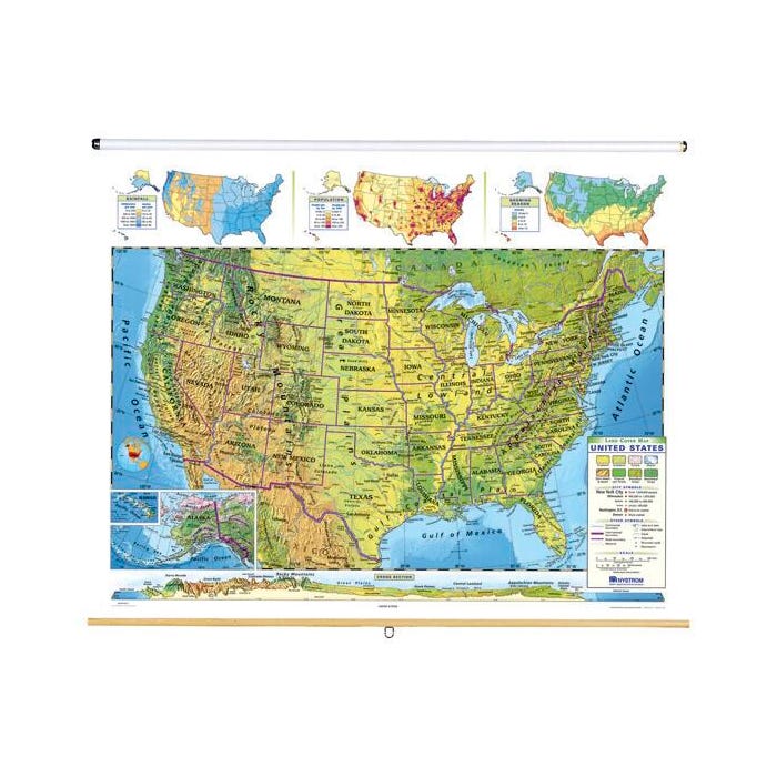 Nystrom Land Cover United States Roller Map