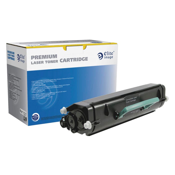 Elite Image Ink Toner Cartridge for Lexmark E260A11A, Black