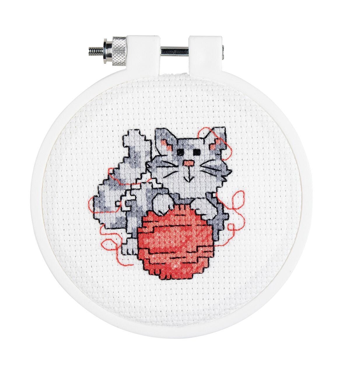 Janlynn Counted Cross Stitch Kit, Kitty