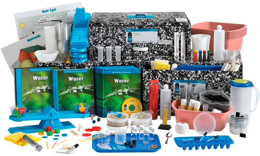 Image for FOSS Third Edition Water Complete Kit, Grade 3, with 32 Seats Digital Access from School Specialty