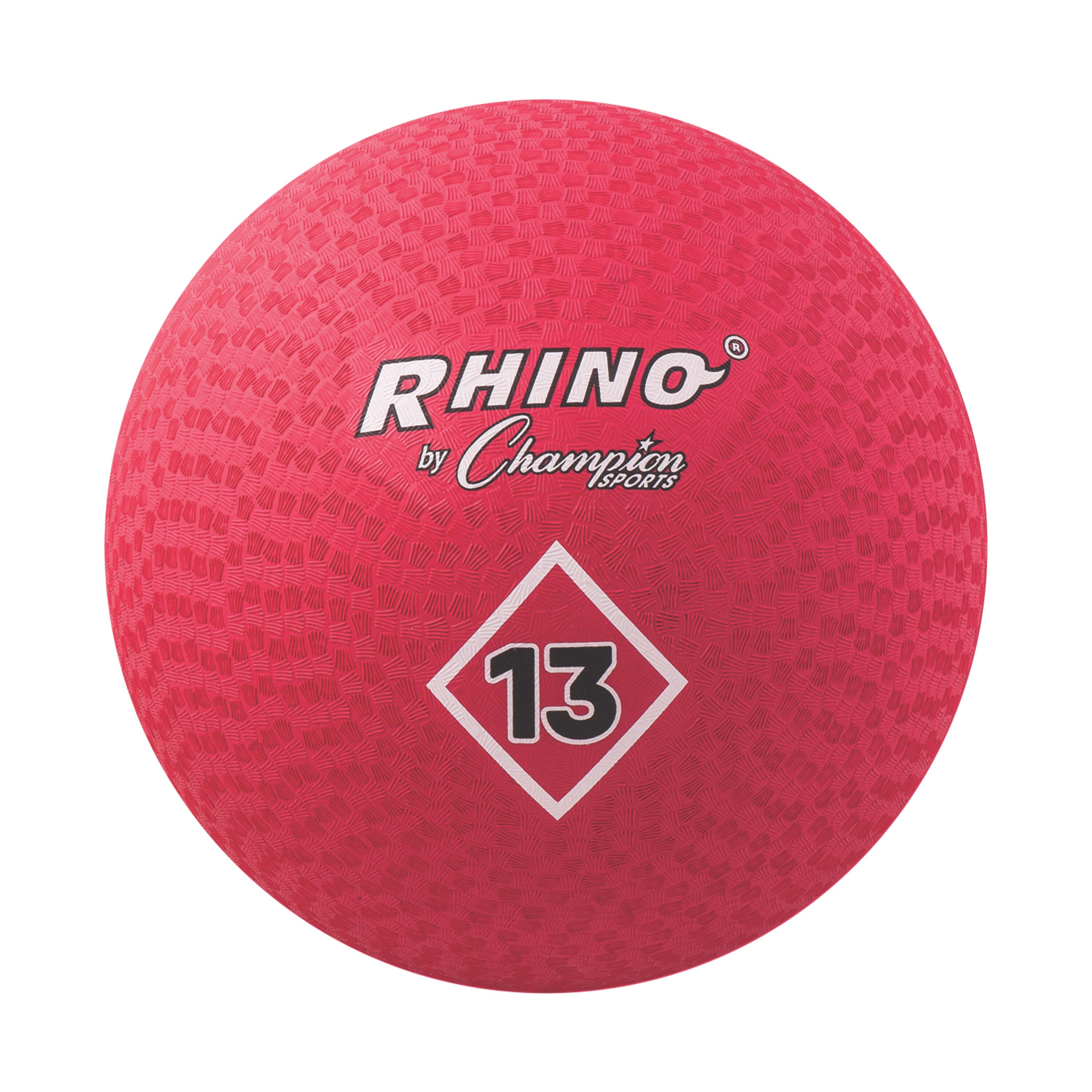Image for Champion Sports Playground Ball, 13 Inches, Red from School Specialty