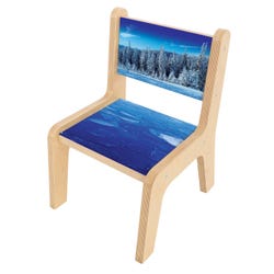 Whitney Brothers Nature View Winter Chair, 10-Inch Seat, 13-3/4 x 16-1/4 x 21-1/2 Inches, Item Number 2106013